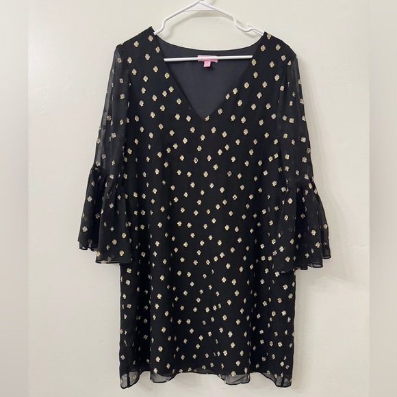 Lilly Pulitzer Caroline silk tunic dress size 12 - Picture 2 of 15